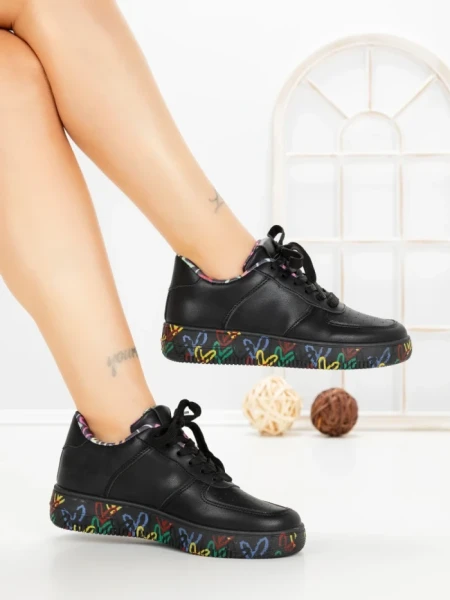 Pantofi Sport Dama TT-91 BLACK | EMAS