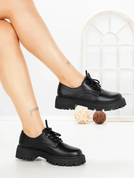 Pantofi Casual Dama PP-9 BLACK | EMAS