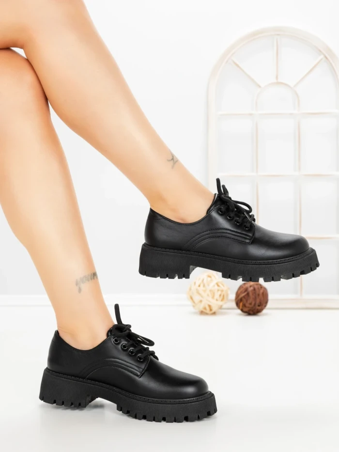 Pantofi Casual Dama PP-9 BLACK | EMAS