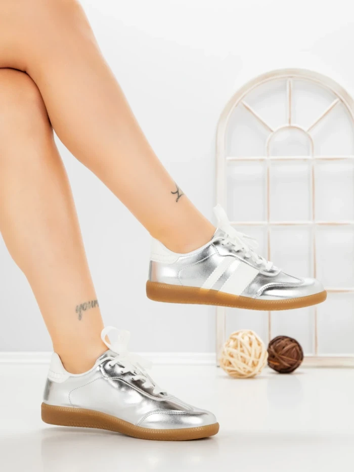 Pantofi Sport Dama LA-80 SILVER | ANDERINA