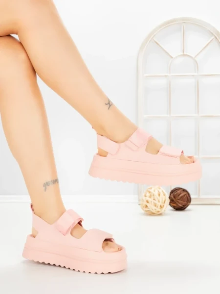 Sandale Dama cu Platforma JM576 ROSA | ANNALISE