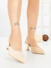 Pantofi Stiletto 88106 BEIGE | GOWIN