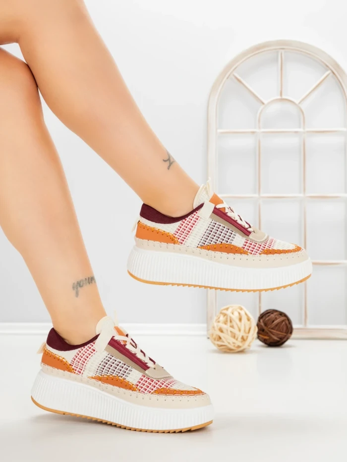 Sneakers Dama 24009 KHAKI | GOWIN