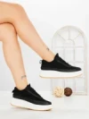 Sneakers Dama 24009 BLACK | GOWIN