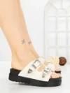 Papuci Dama cu Talpa Joasa 98-150 BEIGE | VIVIRICH