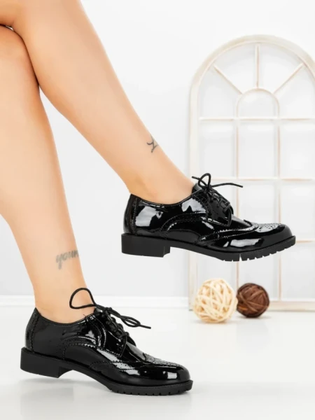 Pantofi Casual Dama J6 BLACK | VIVIRICH