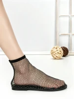 Sandale Dama cu Talpa Joasa GG-75 BLACK | EMAS