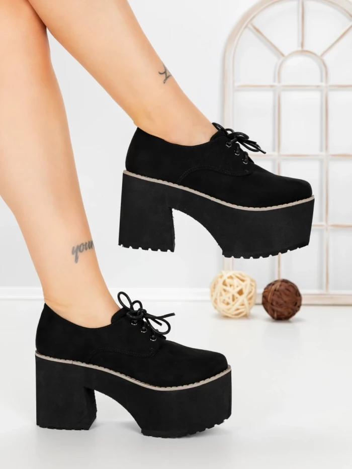 Pantofi Casual Dama 8602N NEGRO | STEPS HIGHER