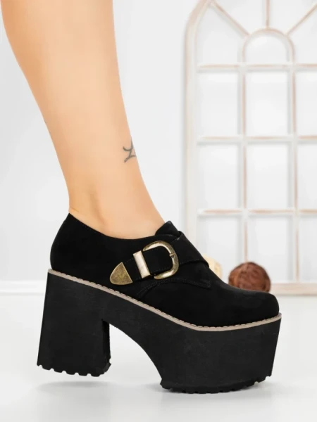 Pantofi Casual Dama 8601N NEGRO | STEPS HIGHER