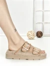 Papuci Dama cu Talpa Joasa QQ-261 BEIGE | STEPHAN