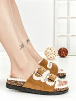 Papuci Dama cu Talpa Joasa WSL-200 CAMEL | STEPHAN