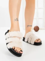 Papuci Dama cu Talpa Joasa LB510-108 Bej | Cink me » MeiShop.Ro