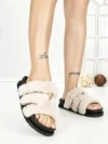 Papuci Dama cu Talpa Joasa LB510-108 BEIGE | CINK ME