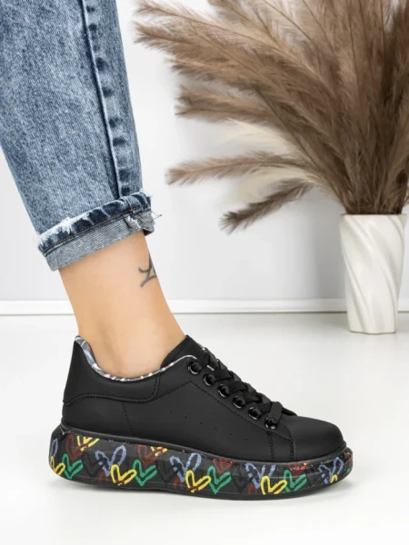 Sneakers Dama TT-93 BLACK | EMAS