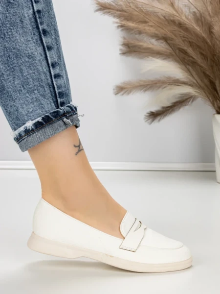 Pantofi Casual Dama EE-22 WHITE | EMAS