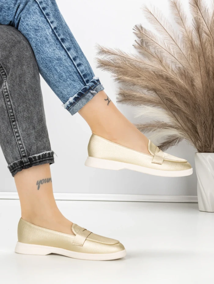 Pantofi Casual Dama EE-22 GOLD | EMAS