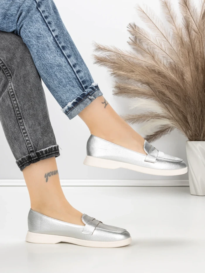 Pantofi Casual Dama EE-22 SILVER | EMAS