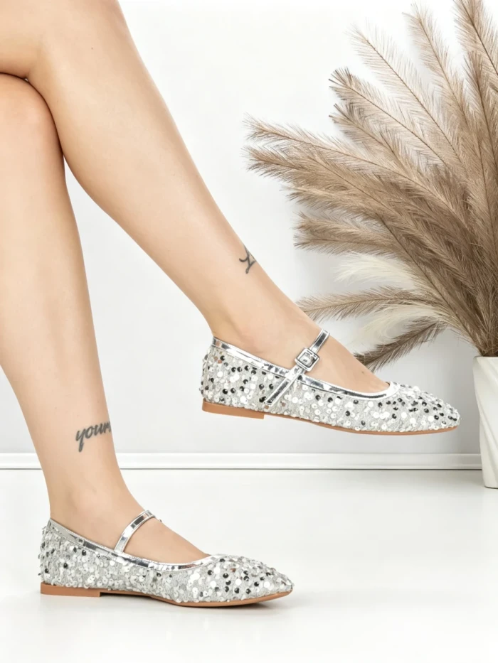 Balerini Dama J-277 SILVER | CHERIE