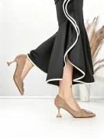 Pantofi Stiletto J-202 APRICOT | CHERIE