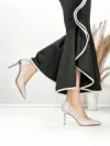 Pantofi Stiletto H-117 SILVER | CHERIE