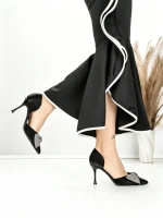 Pantofi Stiletto 588-208 BLACK | CHERIE