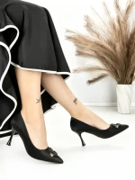 Pantofi Stiletto 55-A50 BLACK | GIVANA