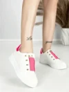 Sneakers Dama HY-285 WHITE-FUCHSIA | ABLOOM