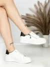 Sneakers Dama BK-56-2 WHITE-BLACK | ABLOOM