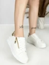 Sneakers Dama BK-56-5 WHITE-GOLD | ABLOOM