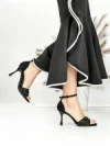 Sandale Dama cu Toc Subtire 5HLX66 BLACK | MEI