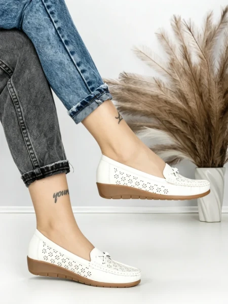 Pantofi Casual Dama JM728 BLANCO | ANNALISE