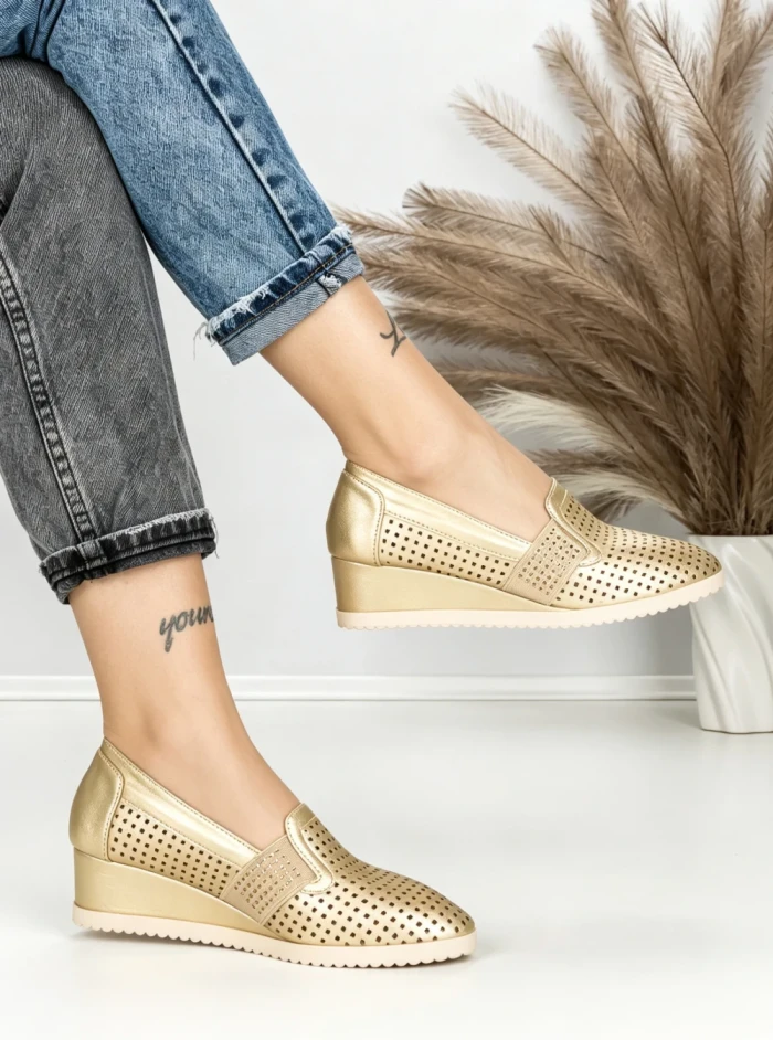 Pantofi Casual Dama JM222J ORO | ANNALISE