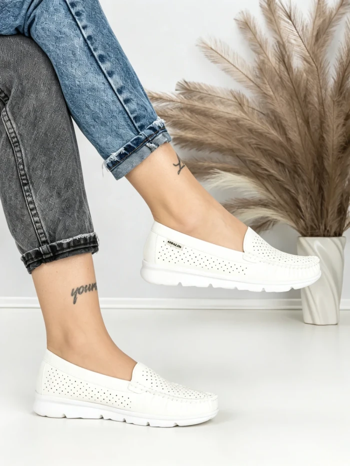Pantofi Casual Dama JM152Q BLANCO | ANNALISE