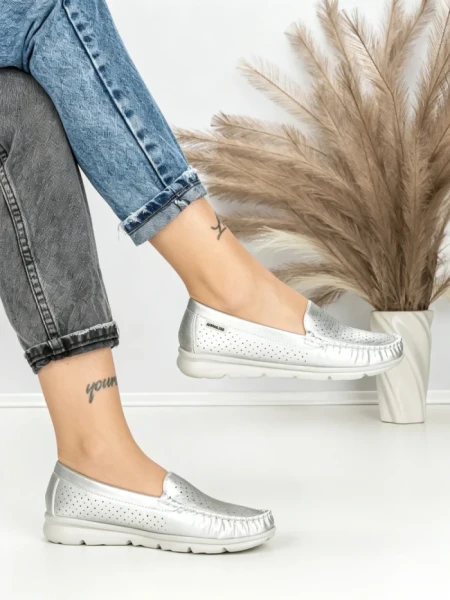 Pantofi Casual Dama JM152Q PLATA | ANNALISE