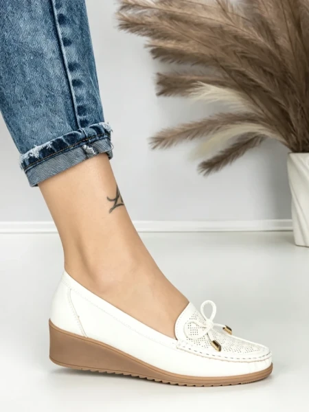 Pantofi Casual Dama JM075 BLANCO | ANNALISE