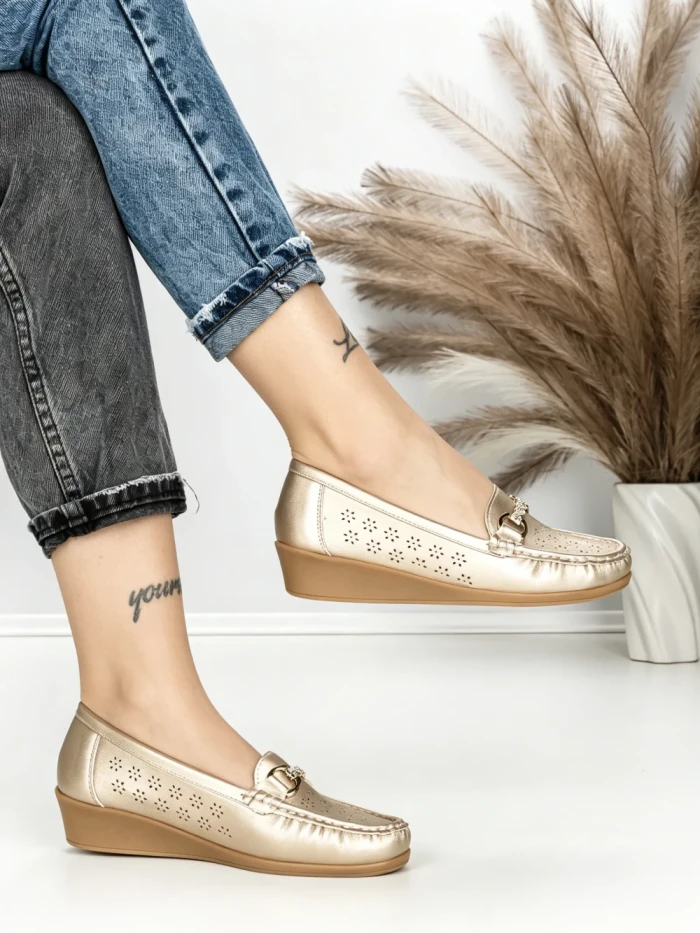 Pantofi Casual Dama JM079 ORO | ANNALISE