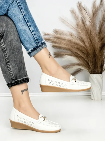 Pantofi Casual Dama JM079 BLANCO | ANNALISE
