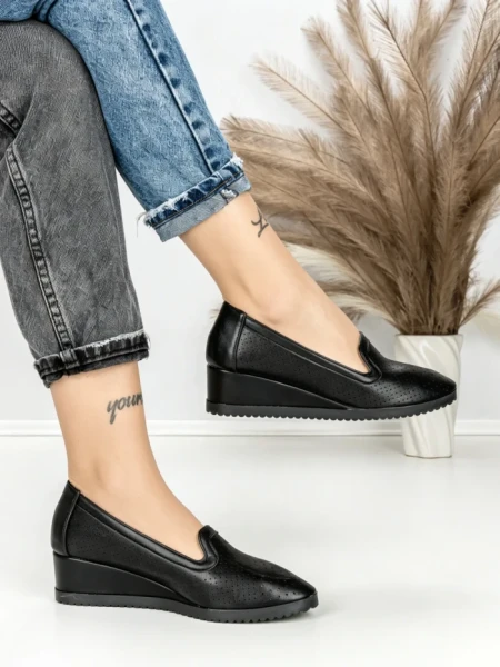 Pantofi cu Platforma JM220J NEGRO | ANNALISE
