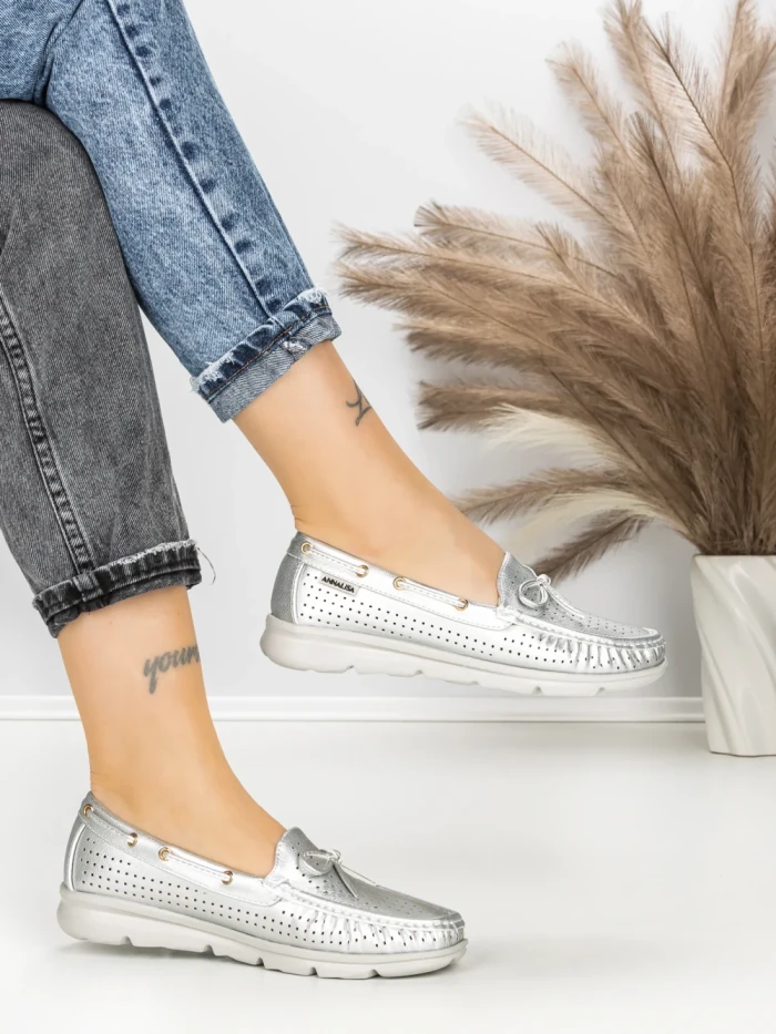 Pantofi Casual Dama JM153Q PLATA | ANNALISE