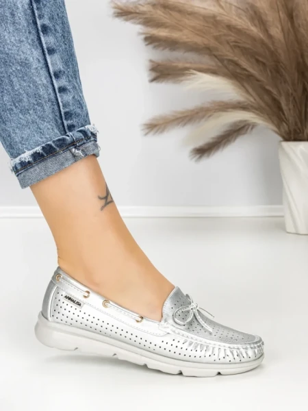 Pantofi Casual Dama JM153Q PLATA | ANNALISE