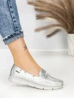 Pantofi Casual Dama JM153Q PLATA | ANNALISE