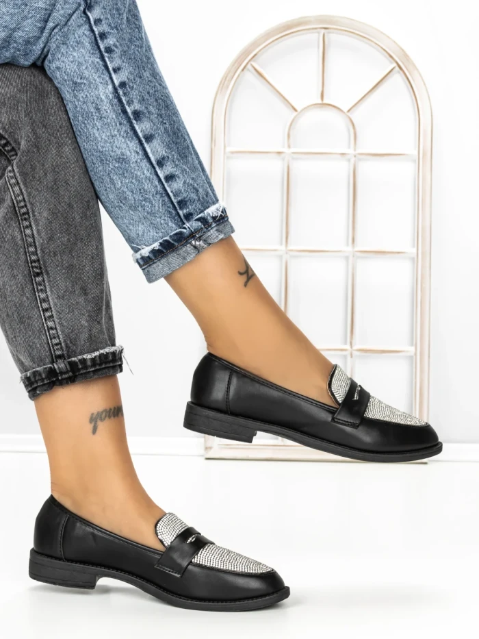 Pantofi Casual Dama HS8336-1 BLACK | ABLOOM
