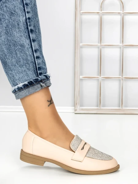 Pantofi Casual Dama HS8336-1 NUDE | ABLOOM