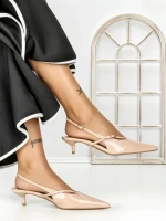 Pantofi cu Toc mic K726 NUDE | ABLOOM