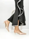 Pantofi cu Toc mic K726 NUDE | ABLOOM