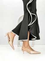 Pantofi cu Toc mic K726 NUDE | ABLOOM