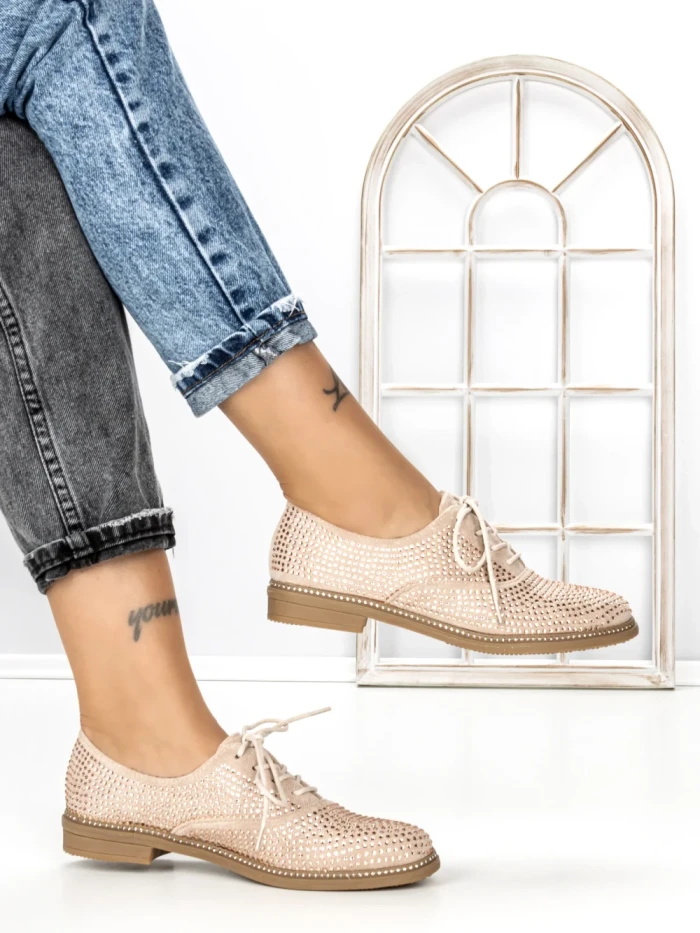 Pantofi Casual Dama JN-669 NUDE | ABLOOM