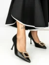 Pantofi Stiletto A7847-1 BLACK | ABLOOM