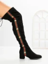 Cizme Dama cu Toc HFN-6128 BLACK | ANNALISE