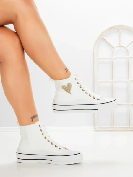 Tenisi Dama CA107 WHITE | ANNALISE